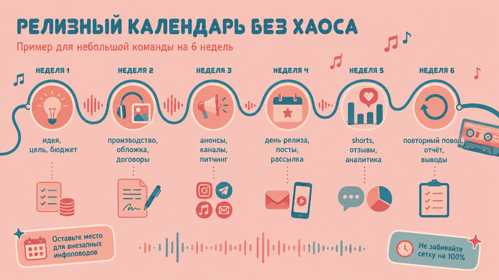 Как планировать релизный календарь